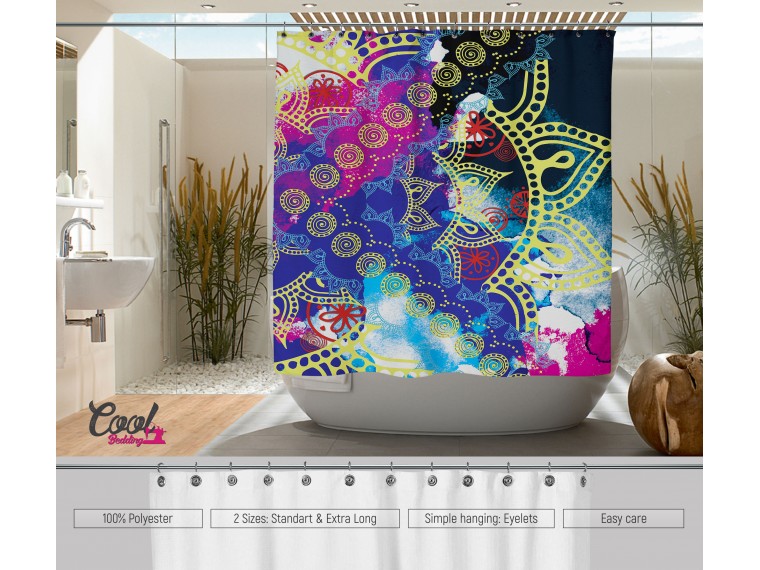 Завеса за баня Color Radiance Mandala